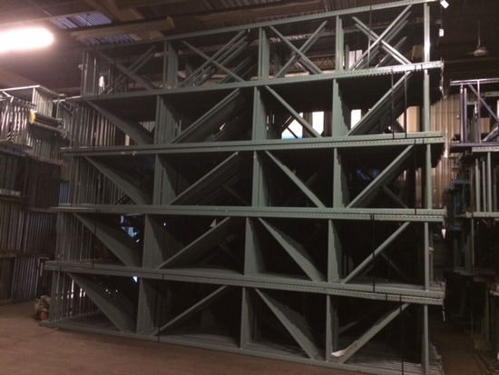 New Used Pallet Rack Warehouse, Interlake Shelving Used